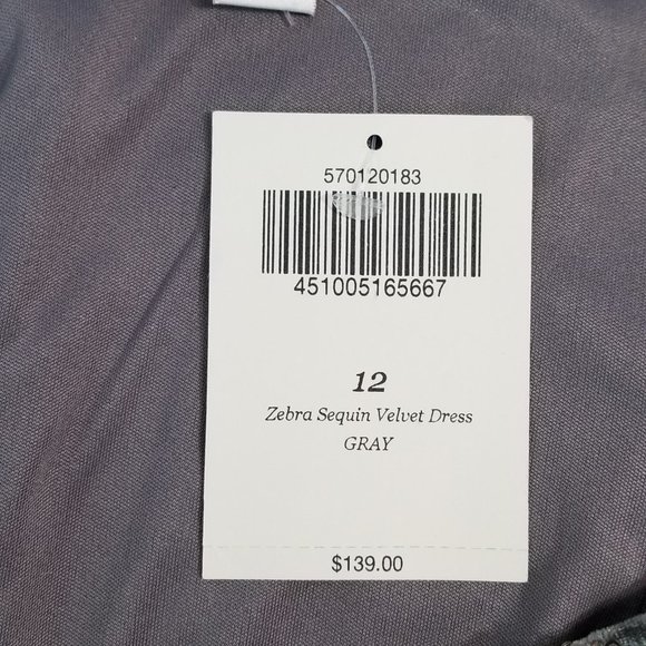 NWT Boston Proper sequin & velvet dress sz 12 - Picture 3 of 4